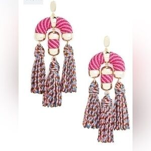 Kendra Scott Masie Statement Tassel Drop Earrings